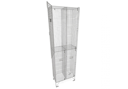 2 door mesh locker