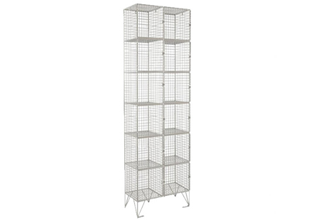 6 Door Mesh Locker
