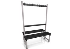1200 cloakroom double bench