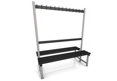 1500 cloakroom double bench