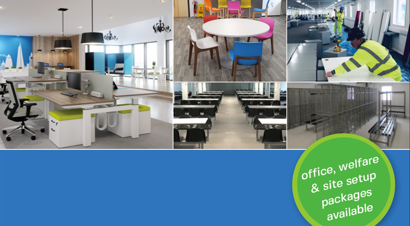 Office, Welfare & site setup packages available