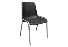 Poly Chair with Chrome Legs