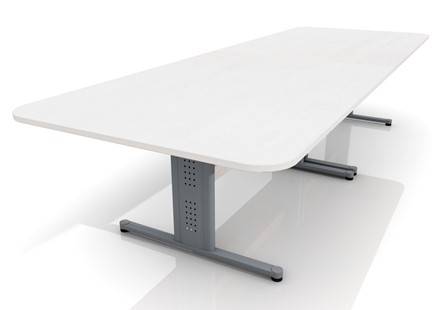 3400 white conference table