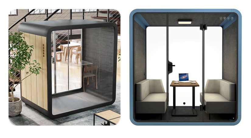 pods,booth, capsule, compact workspace